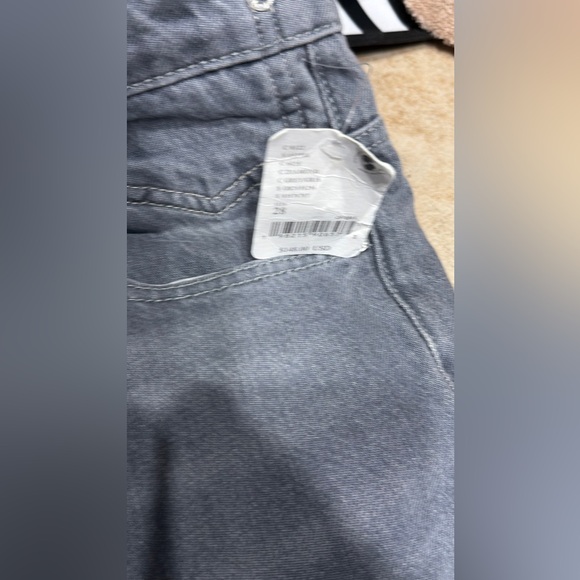 Free people slouch wide barrel Gray Denim Jeans with Tag - Size 28 - Picture 5 of 8